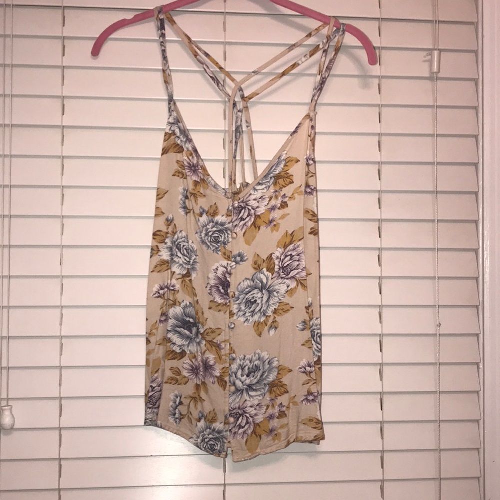 American Eagle floral tank